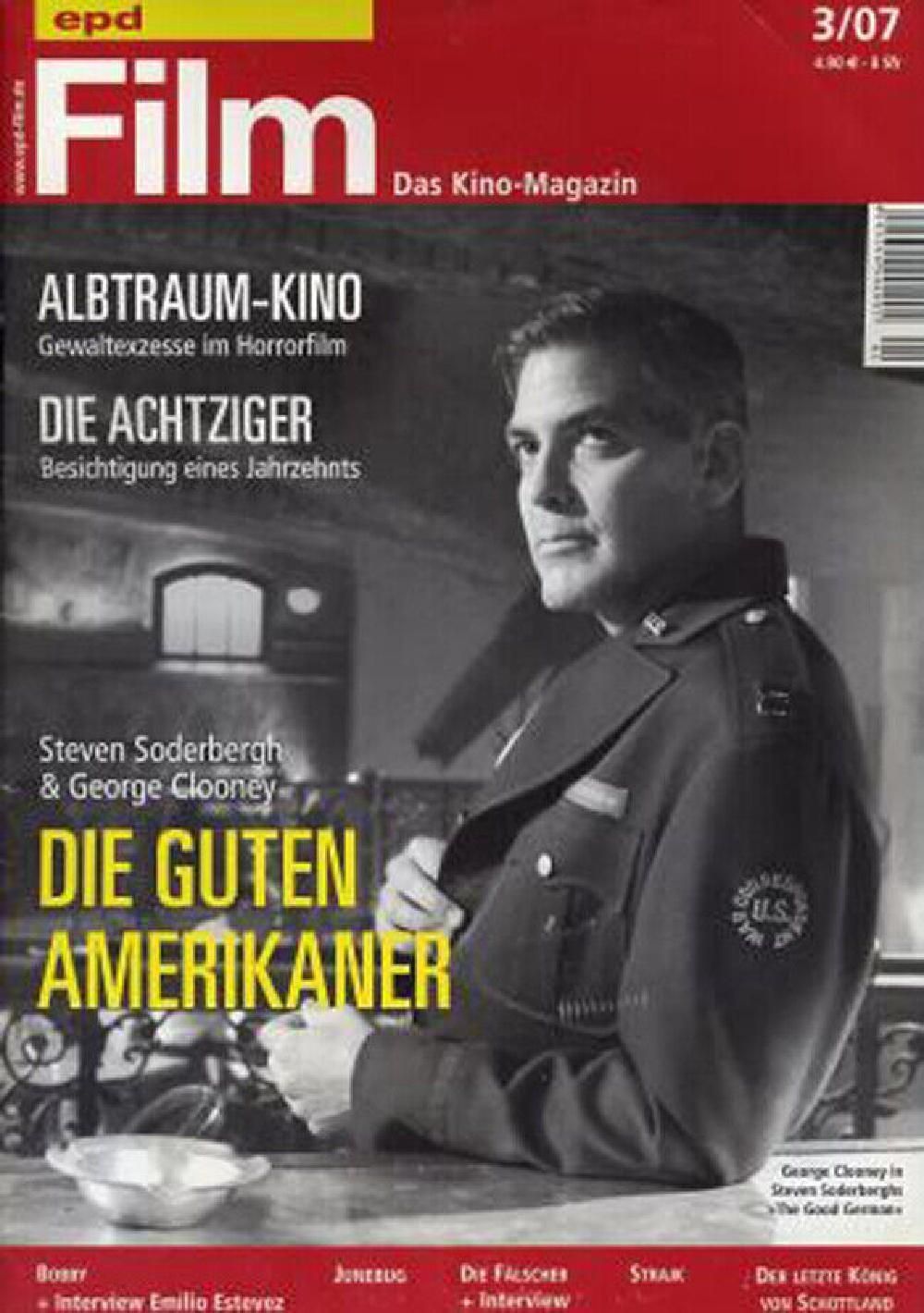 EPD Film Magazin Deutschland 2007-03 George Clooney Steven Soderbergh