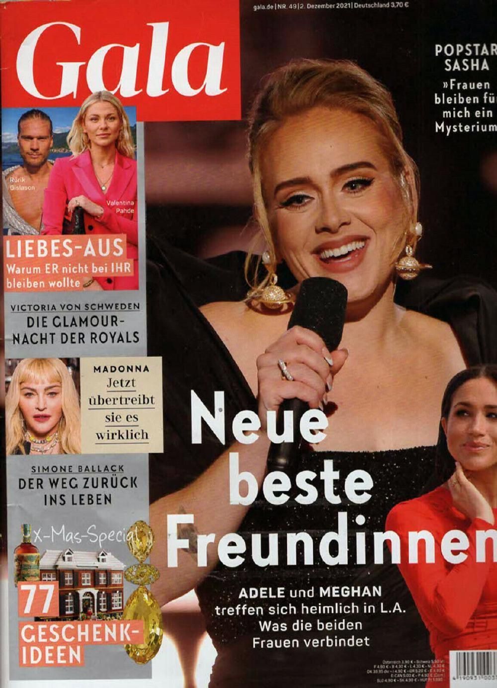 Gala Magazin Deutschland 2021-49 Adele Meghan Madonna