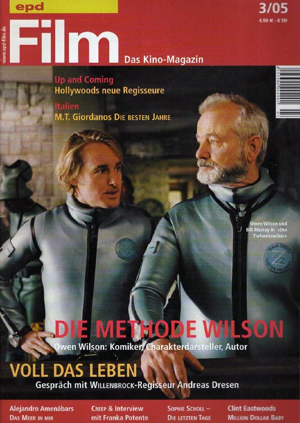 EPD Film Magazin Deutschland 2005-03 Bill Murray Owen Wilson