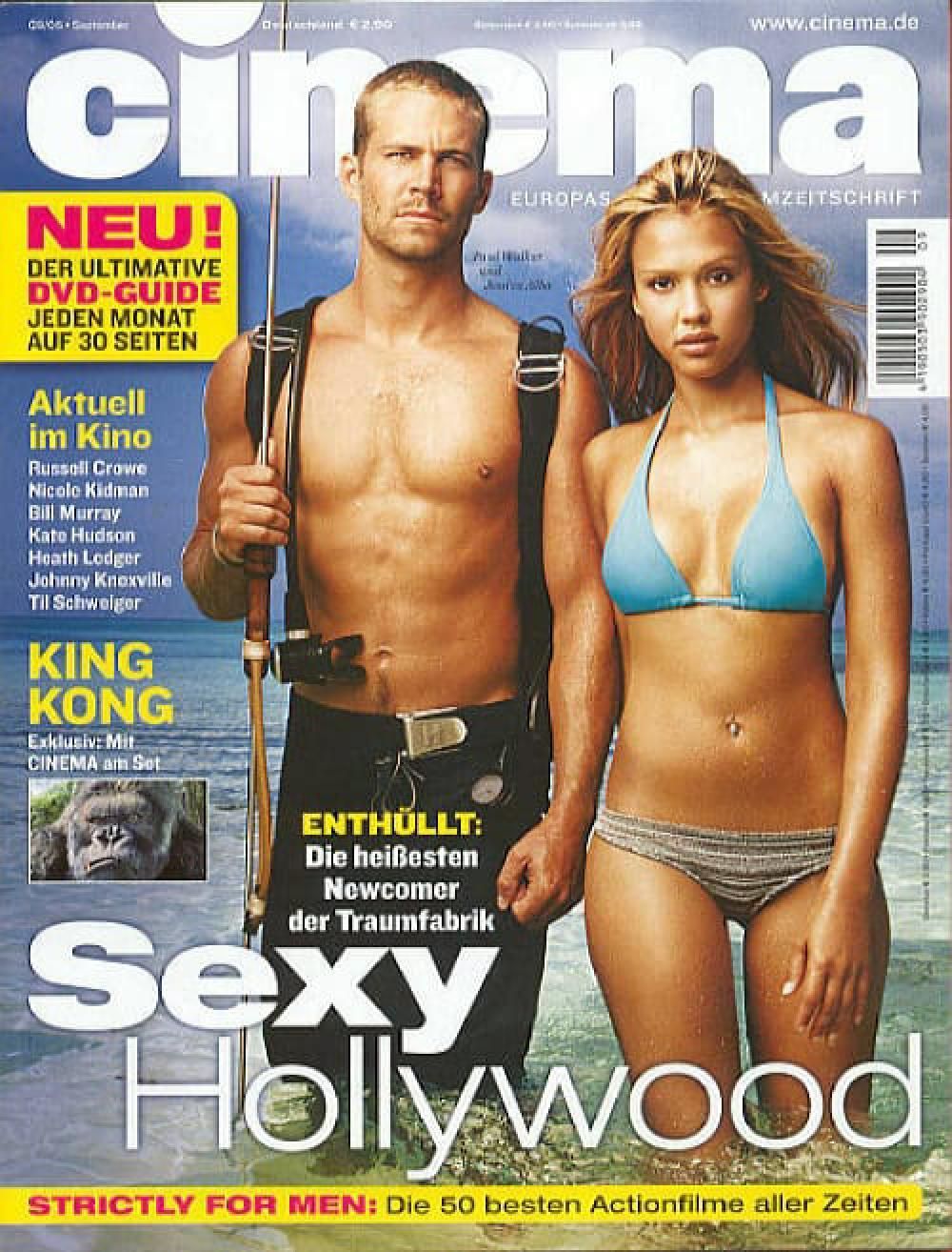 Cinema Magazin Deutschland 2005-09 Paul Walker Jessica Alba
