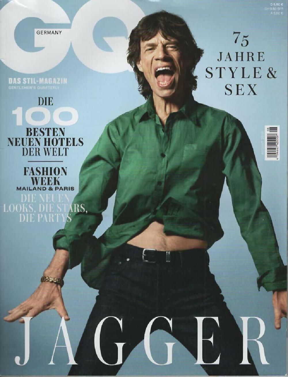 GQ Magazin Deutschland 2018-08 Mick Jagger