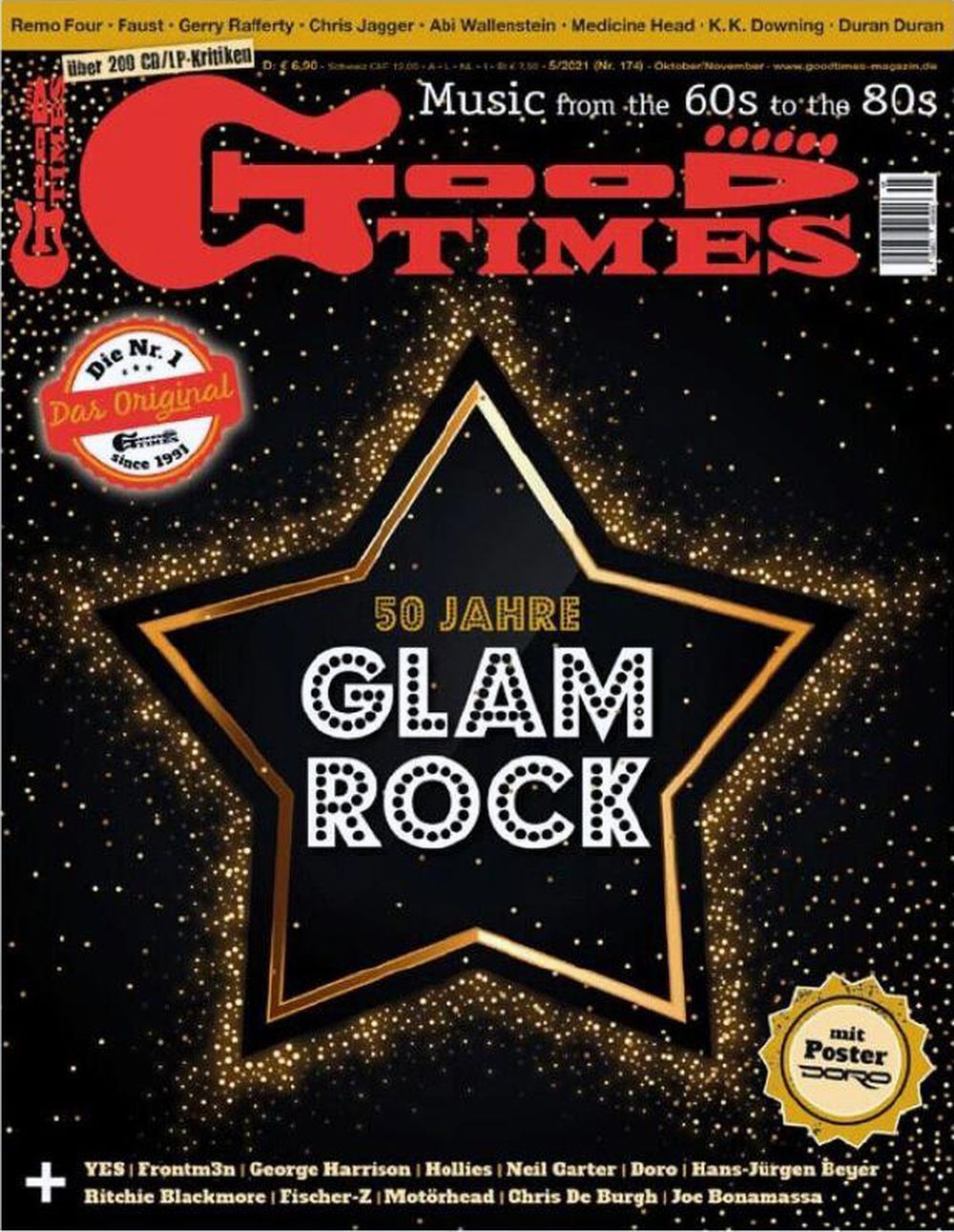 Good Times Magazin Deutschland 2021-05 Glam Rock Duran Duran Yes George Harrison Neil Carter Hans-Jürgen Beyer Ritchie Blackmore