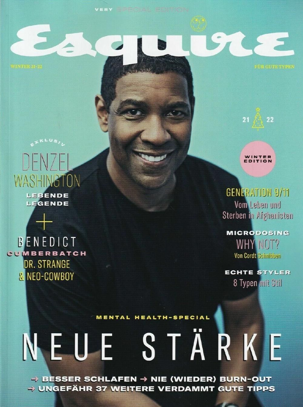 Esquire Magazin Deutschland 2021-04 Denzel Washington Edition