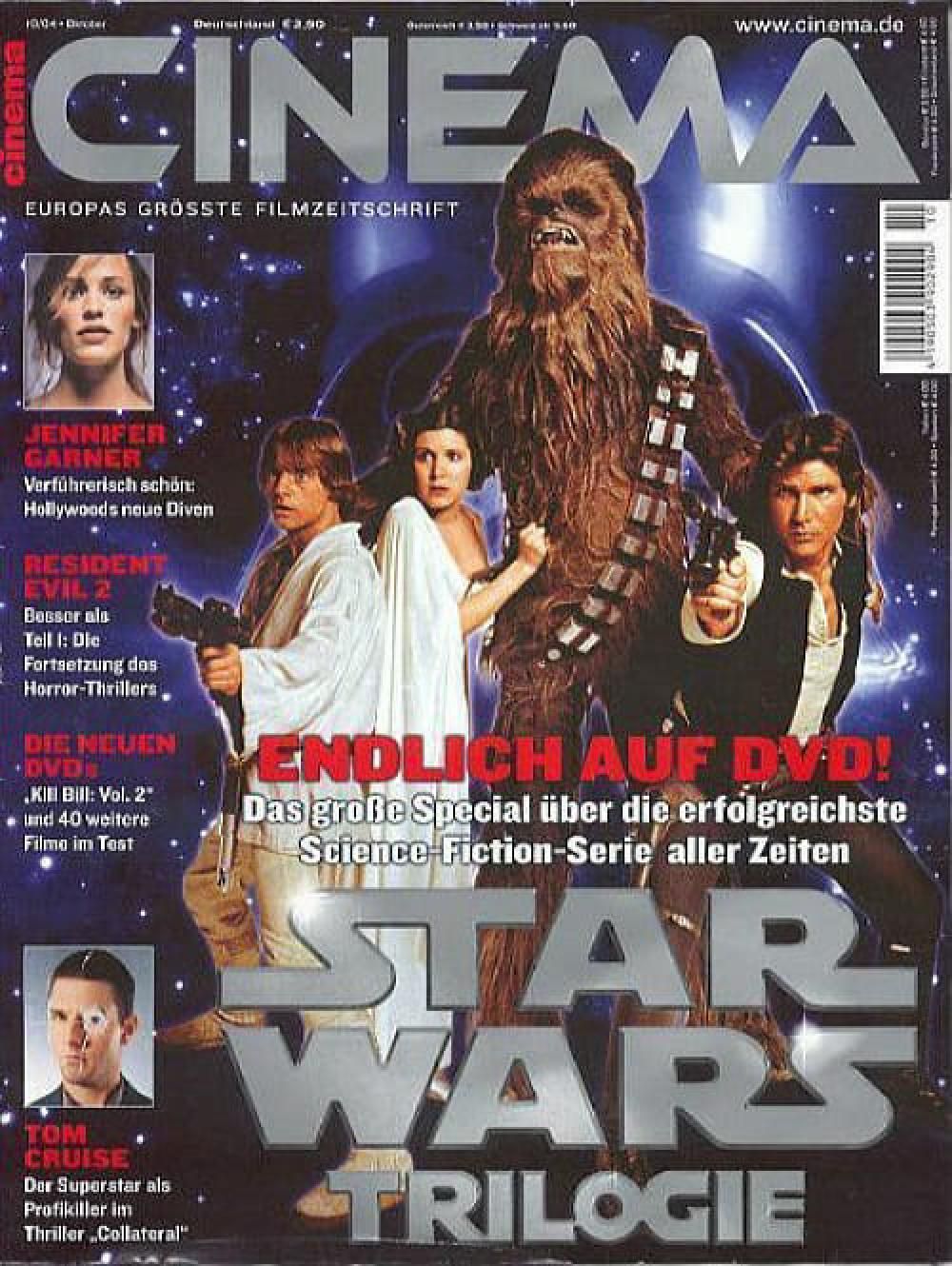 Cinema Magazin Deutschland 2004-10 Star Wars Jennifer Garner Tom Cruise