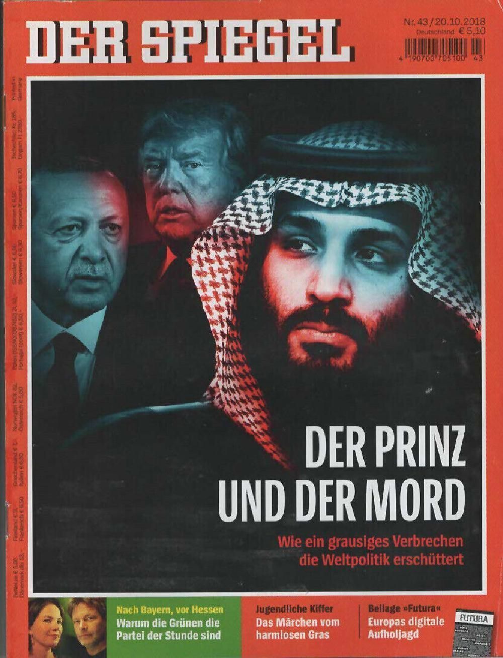Der Spiegel Magazin Deutschland 2018-43 Trump Erdogan