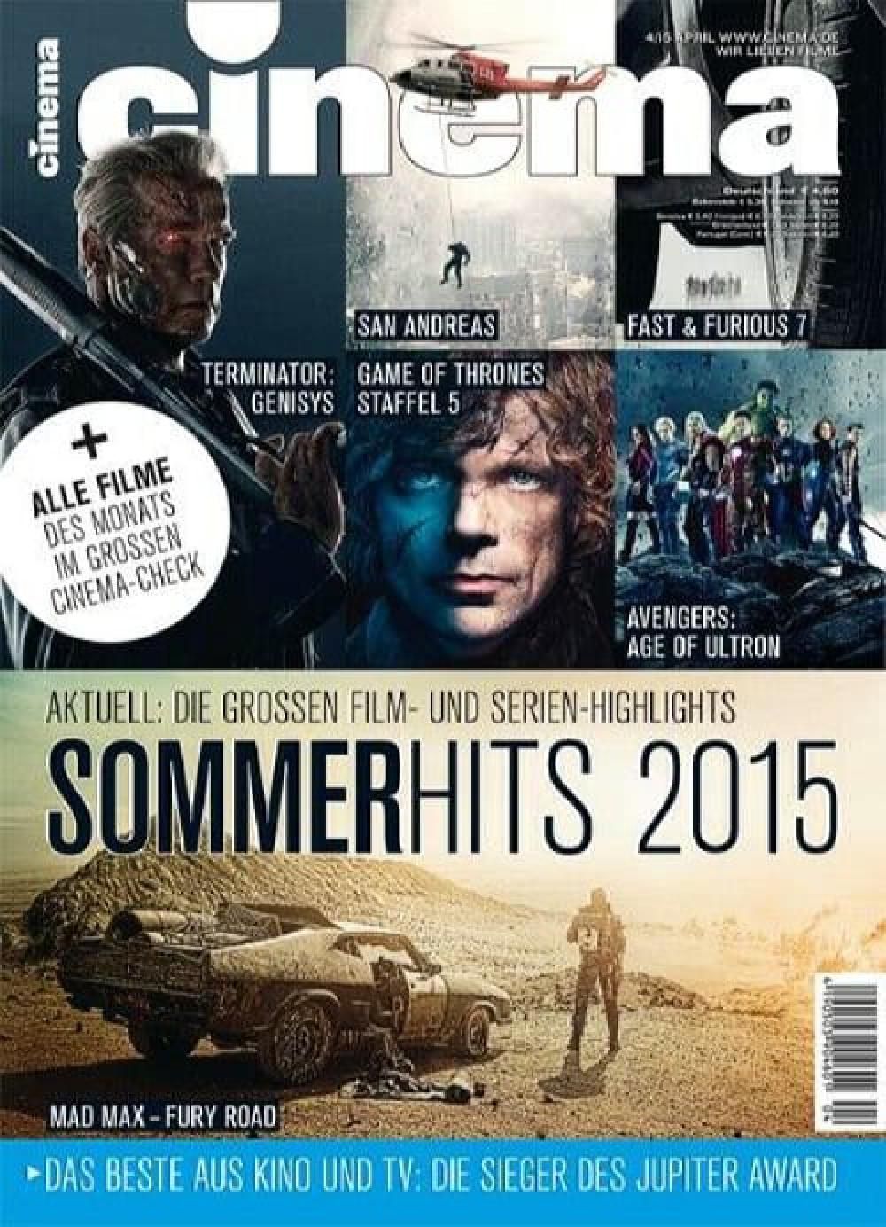 Cinema Magazin Deutschland 2015-04 Schwarzenegger Tom Hardy