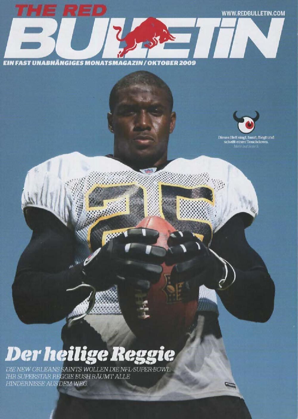 The Red Bulletin Magazin Deutschland 2009-10 Reggie Bush