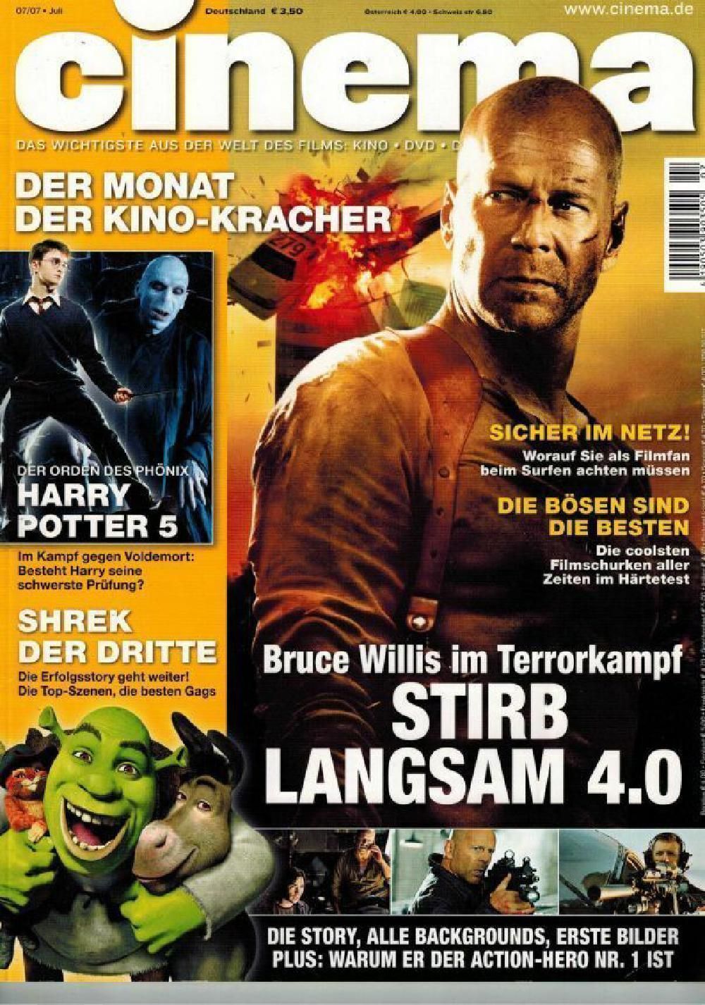 Cinema Magazin Deutschland 2007-07 Bruce Willis