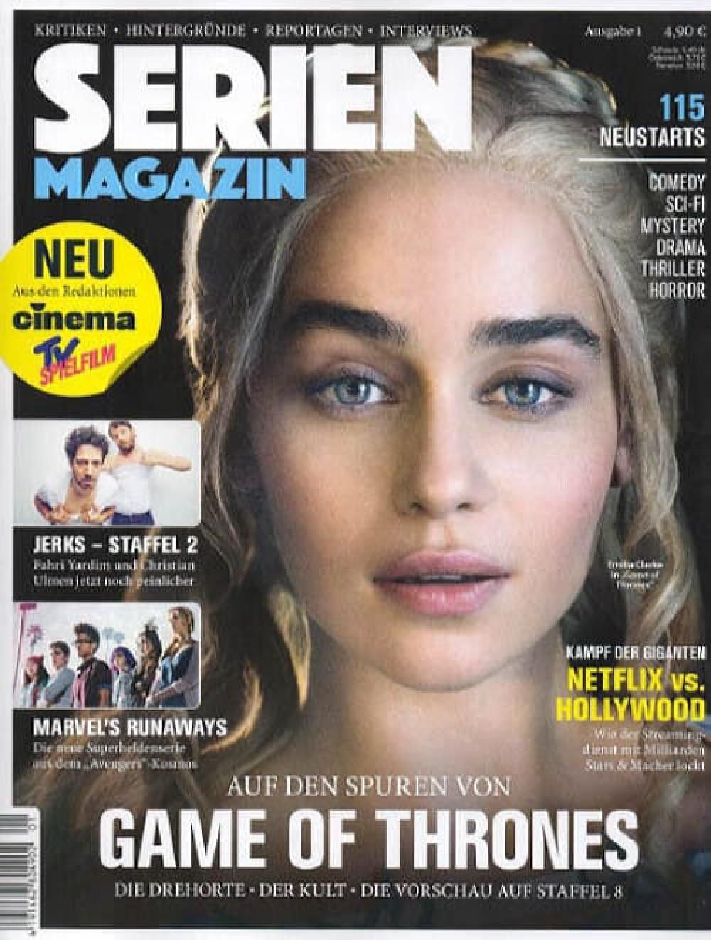 Serien Magazin Deutschland 2018-01 Emilia Clarke