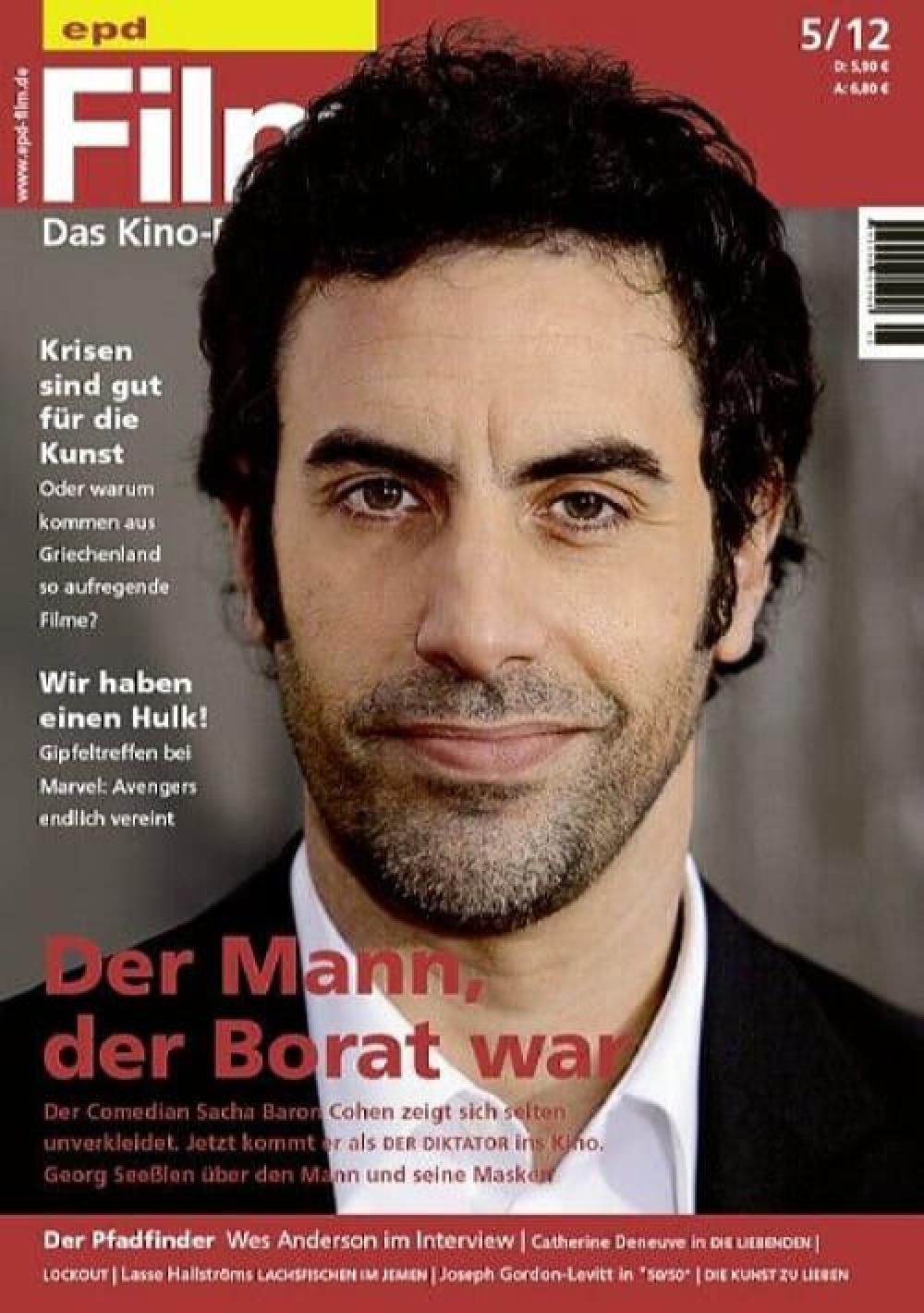 EPD Film Magazin Deutschland 2012-05 Sacha Baron Cohen
