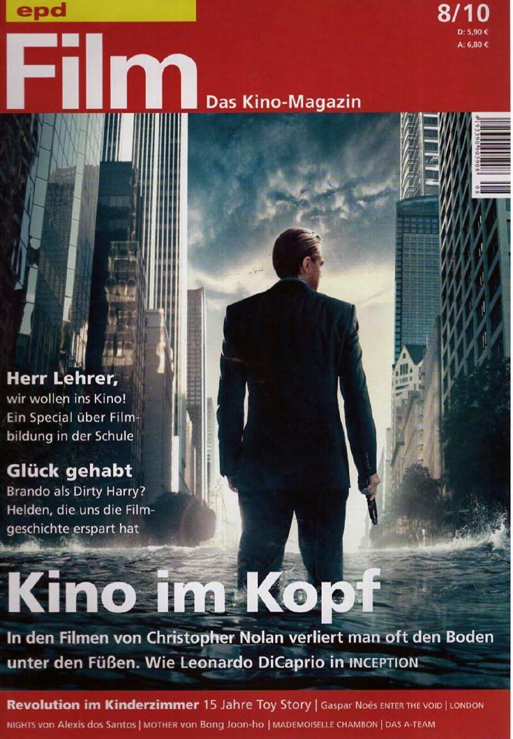 EPD Film Magazin Deutschland 2010-08 Leonardo DiCaprio Marlon Brando Clint Eastwood