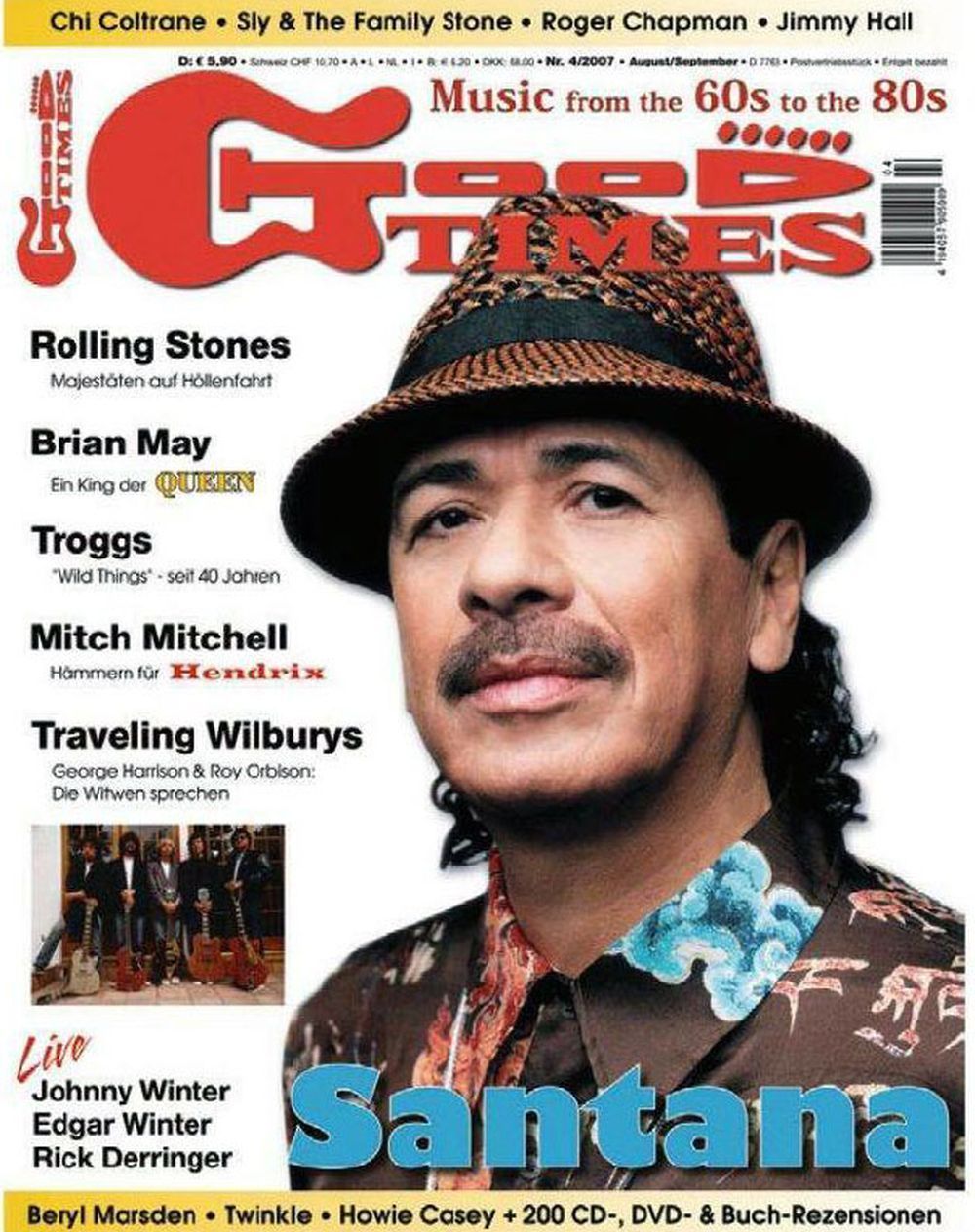 Good Times Magazin Deutschland 2007-04 Carlos Santana
