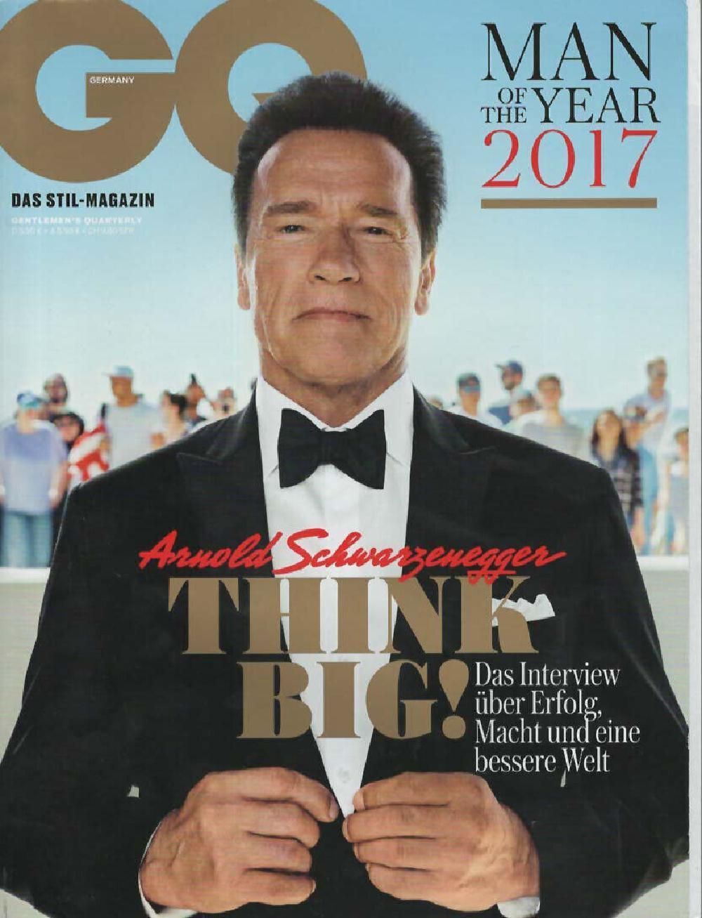GQ Magazin Deutschland 2017-12 Arnold Schwarzenegger