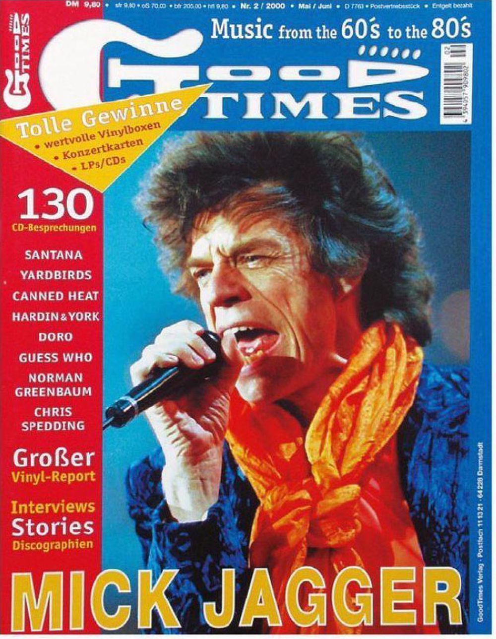 Good Times Magazin Deutschland 2000-02 Mick Jagger