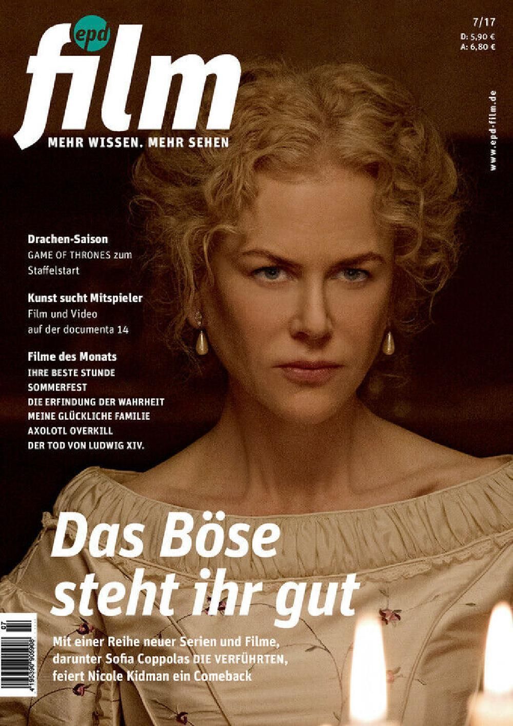 EPD Film Magazin Deutschland 2017-07 Nicole Kidman