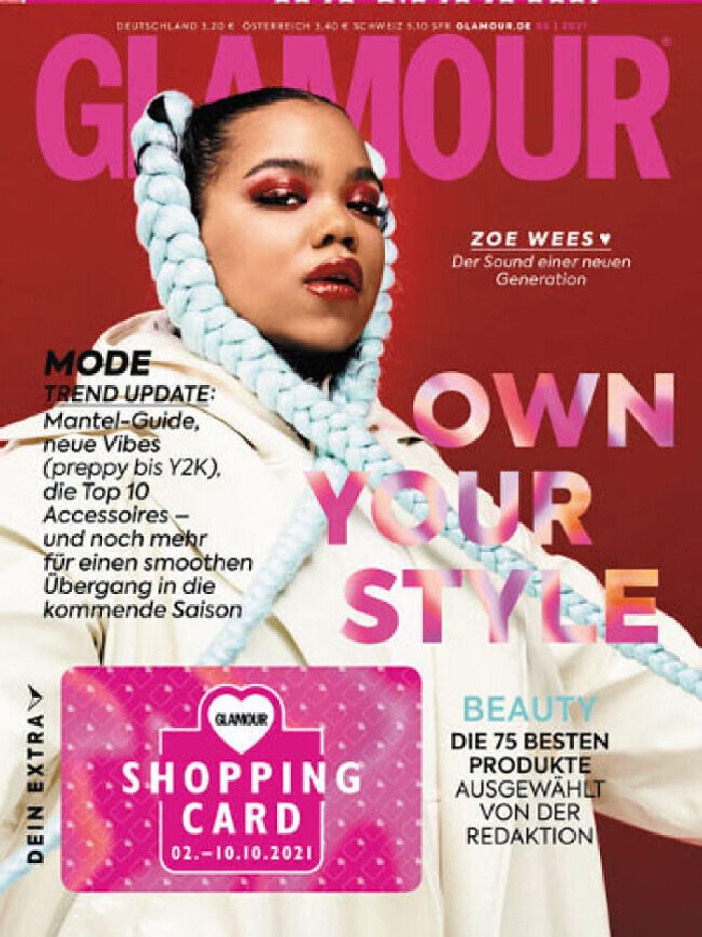 Glamour Magazin Deutschland 2021-05 Zoe Wees