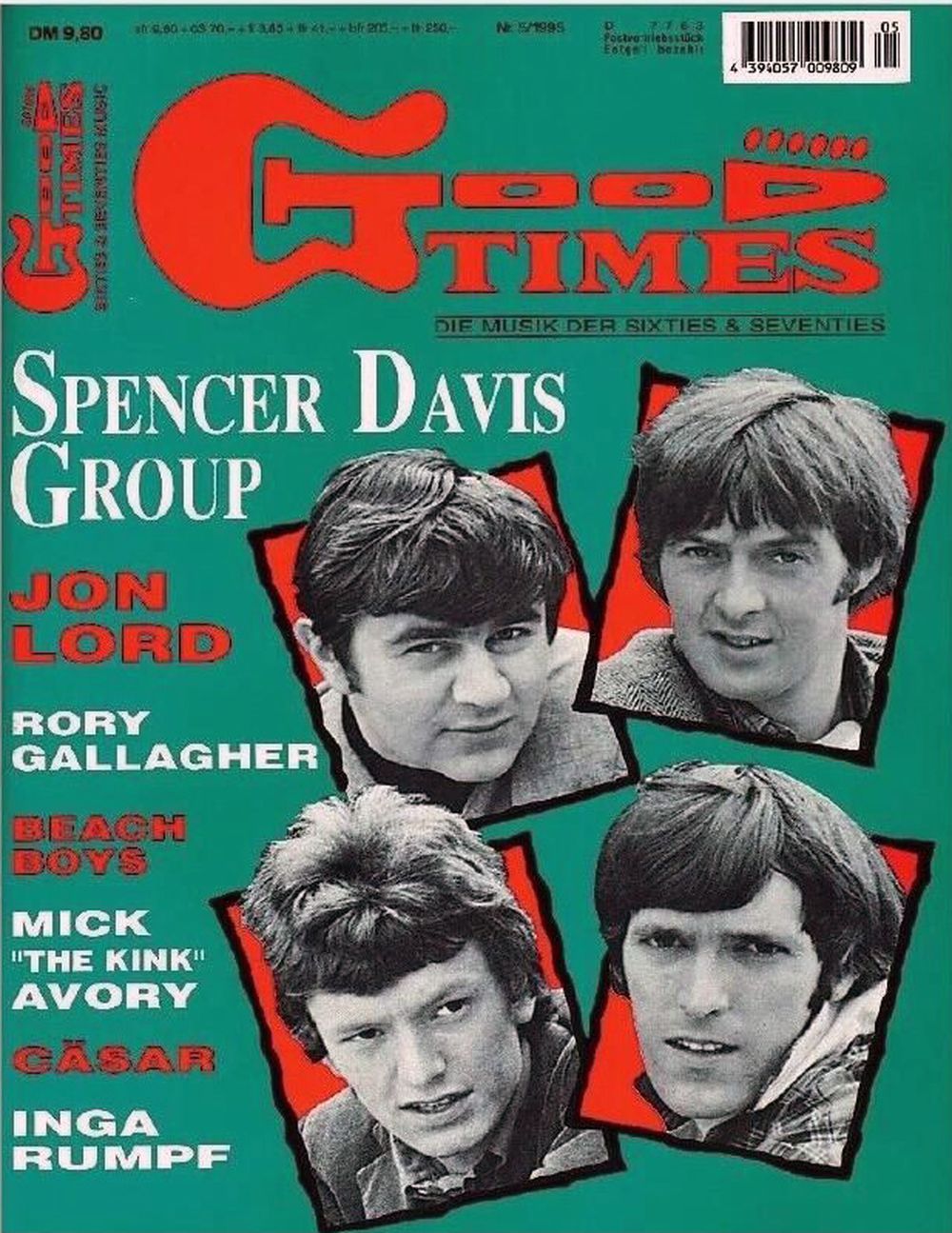 Good Times Magazin Deutschland 1995-05 Spencer Davis Group