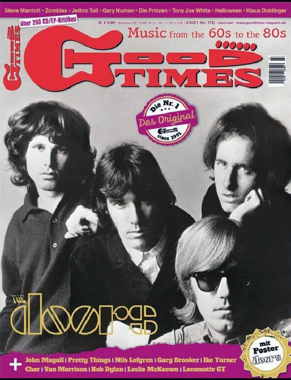Good Times Magazin Deutschland 2021-03 The Doors Cher Mayall Morrison