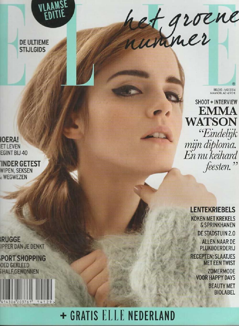 Elle Magazin Belgien 2014 #129 Emma Watson