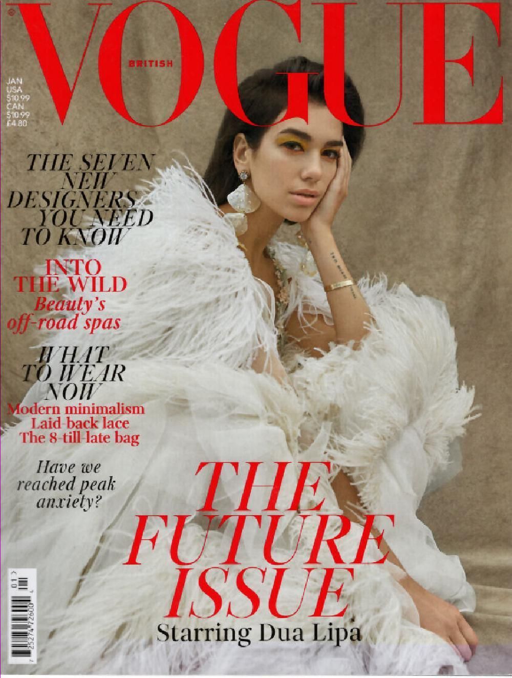 Vogue Magazin UK 2019-01 Dua Lipa