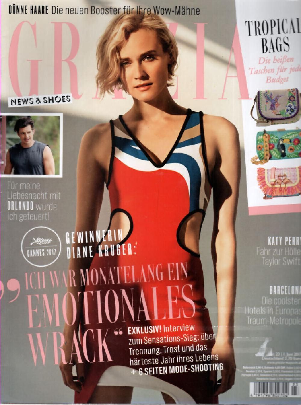 Grazia Magazin Deutschland 2017-23 Diane Kruger