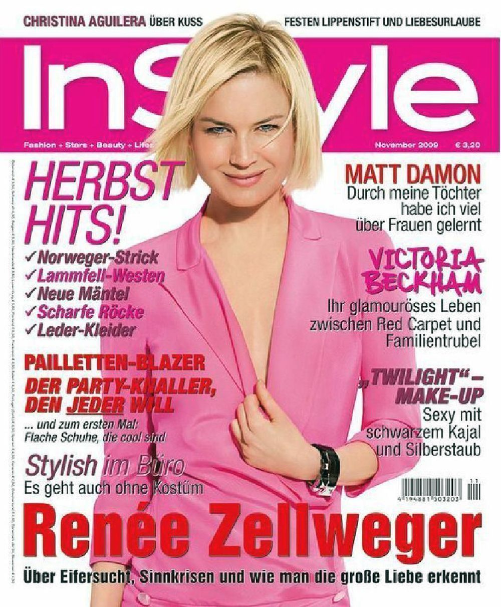 InStyle Magazin Deutschland 2009-11 Renee Zellweger