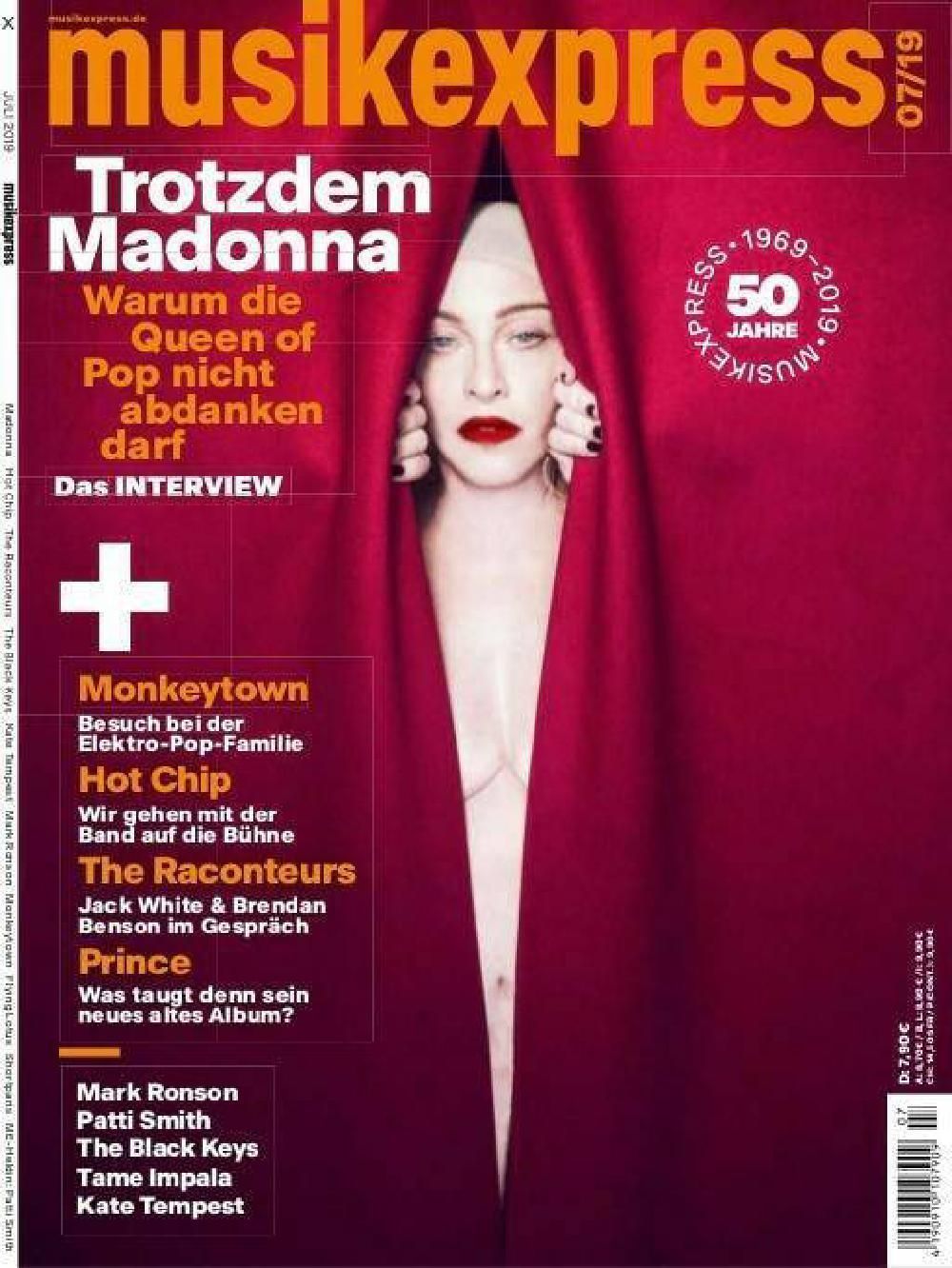 Musikexpress Magazin Deutschland 2019-07 Madonna Hot Chip Prince