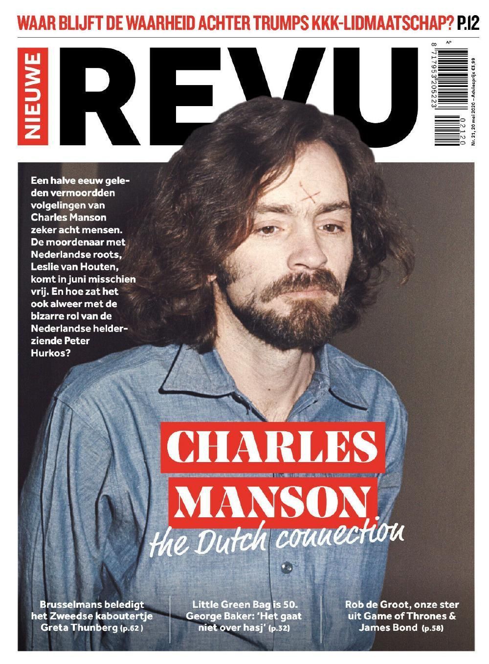 Nieuwe Revu Magazin Niederlande 2020-21 Charles Manson