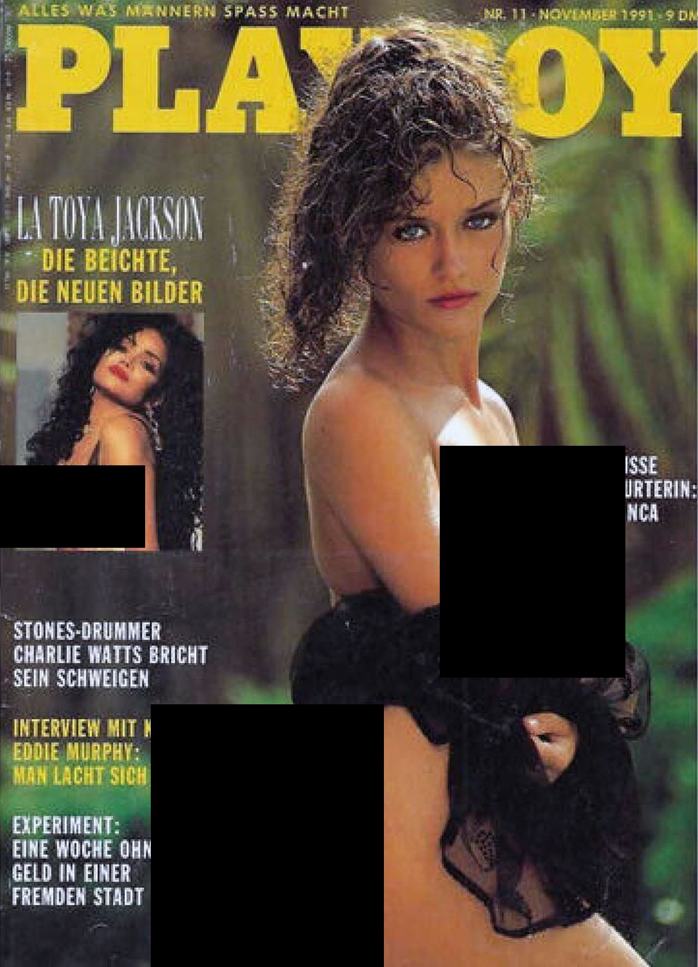 Playboy Magazin Deutschland 1991-11 Bianca Beier La Toya Jackson