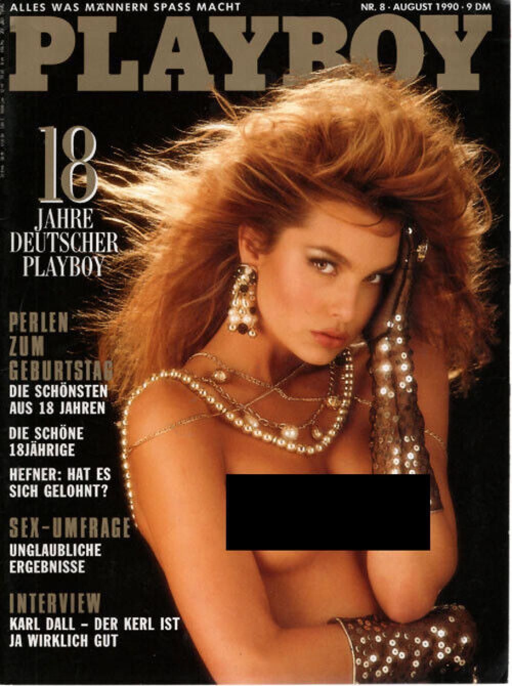 Playboy Magazin Deutschland 1990-08 Susanne Elgass