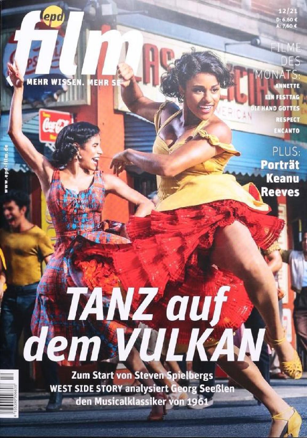 EPD Film Magazin Deutschland 2021-12 Rachel Zegler Maddie Ziegler