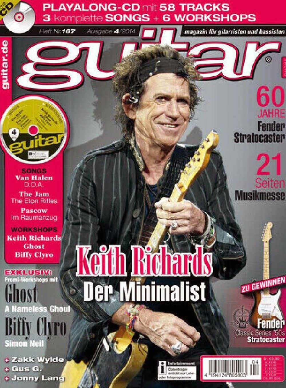 Guitar Magazin Deutschland 2014-04 Keith Richards