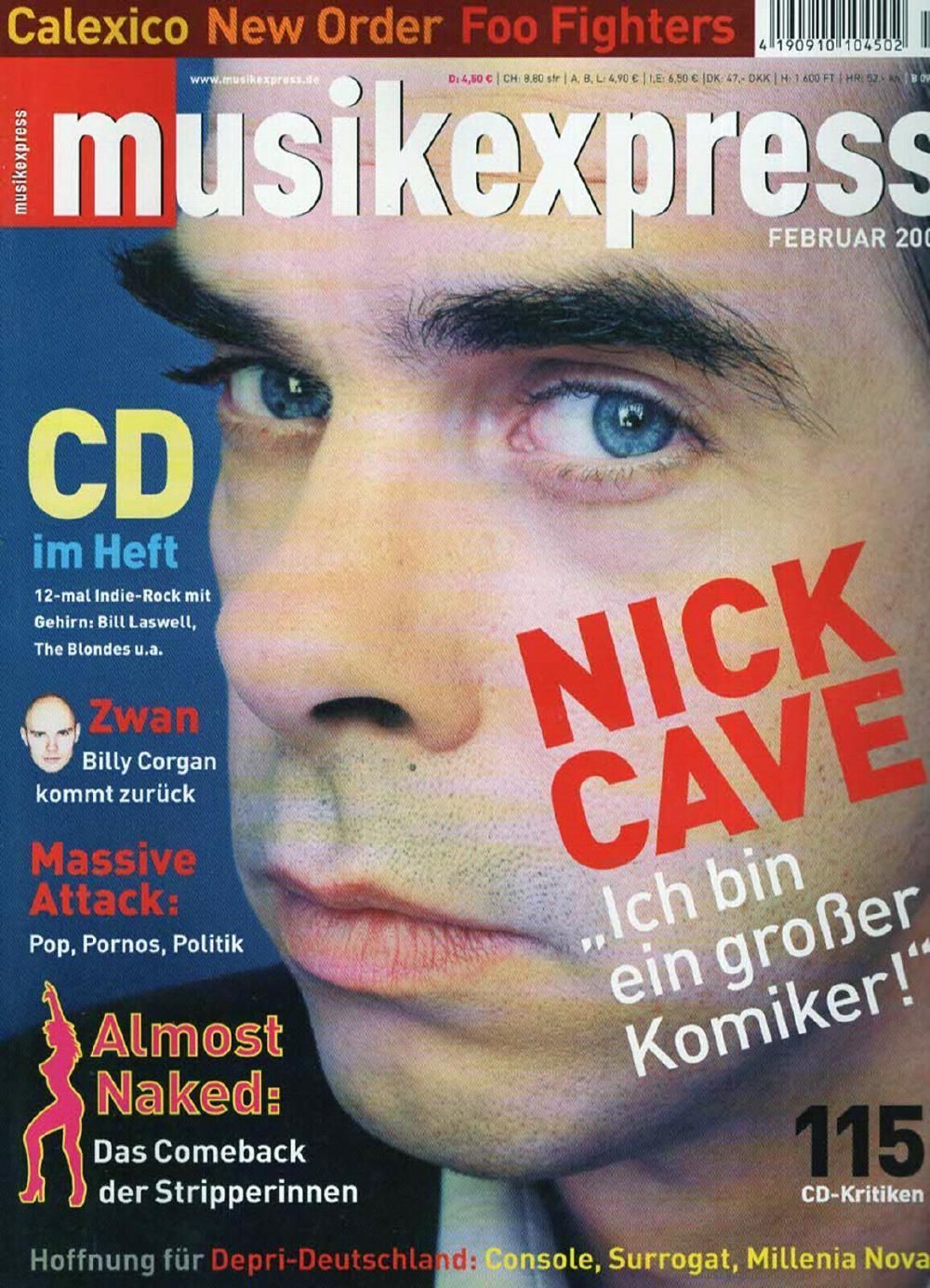 Musikexpress Magazin Deutschland 2003-02 Nick Cave Zwan Massive Attack