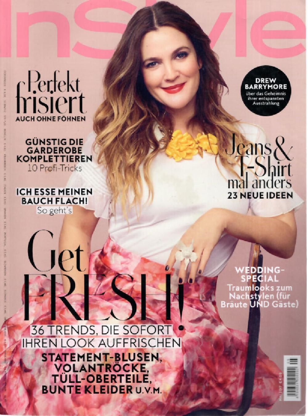 InStyle Magazin Deutschland 2017-05 Drew Barrymore