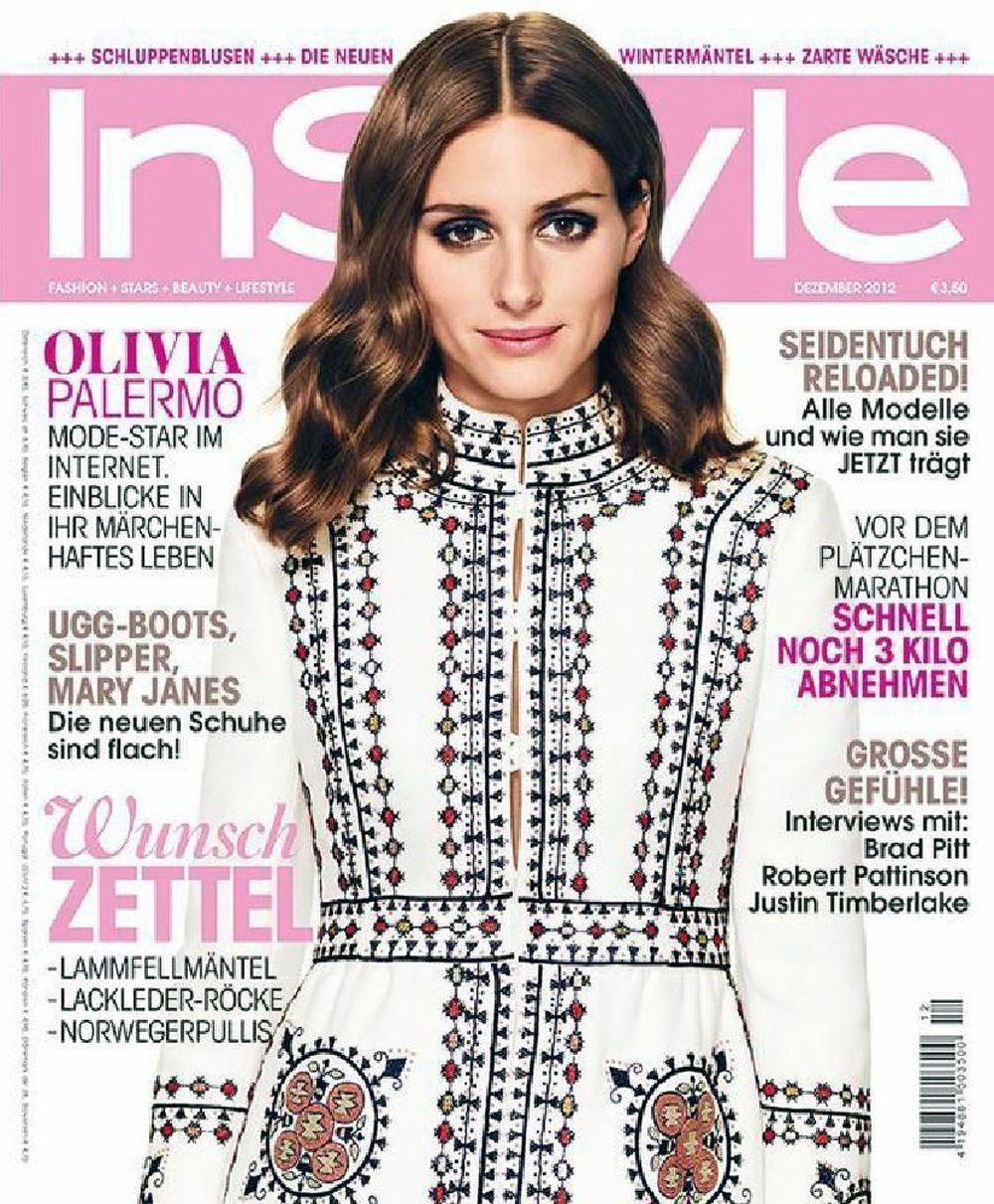 InStyle Magazin Deutschland 2012-12 Olivia Palermo