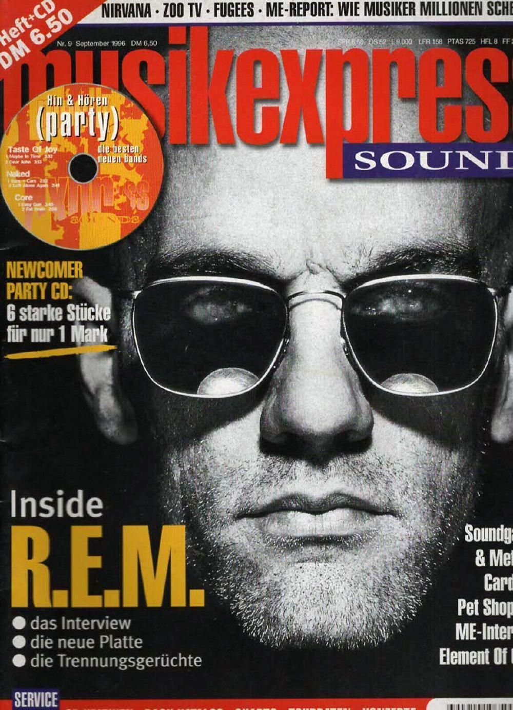 Musikexpress Magazin Deutschland 1996-09 REM Soundgarden Fugees Cardigans R.E.M.