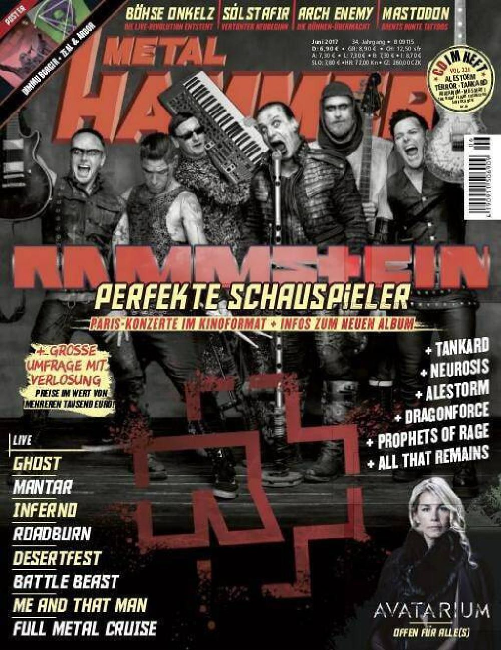 Metal Hammer Magazin Deutschland 2017-06 Rammstein