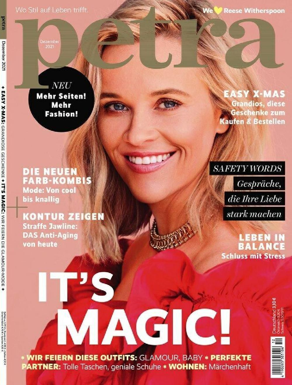 Petra Magazin Deutschland 2021-12 Reese Witherspoon