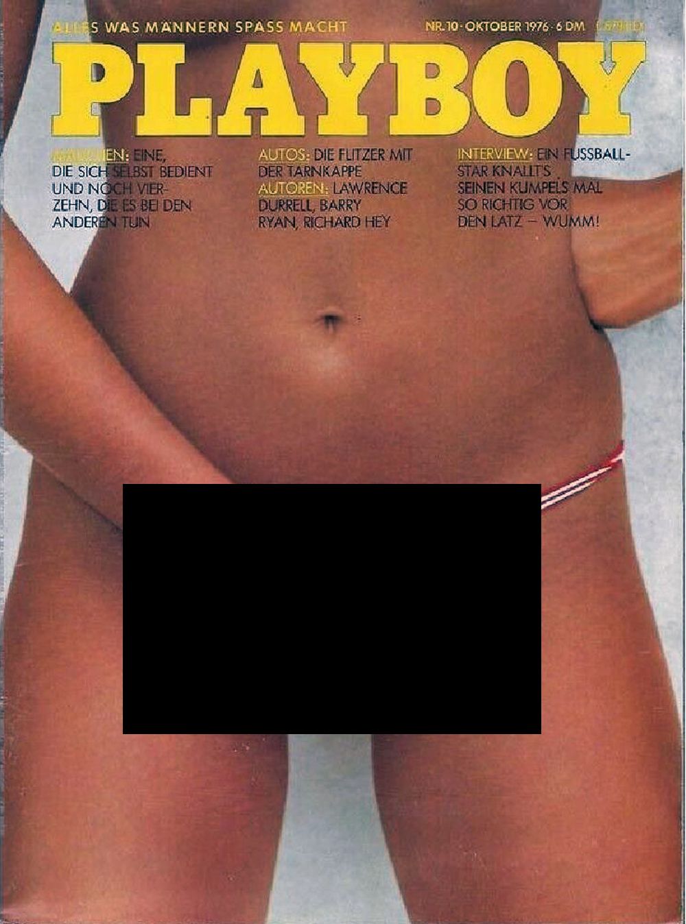 Playboy Magazin Deutschland 1976-10 Uschi Urban