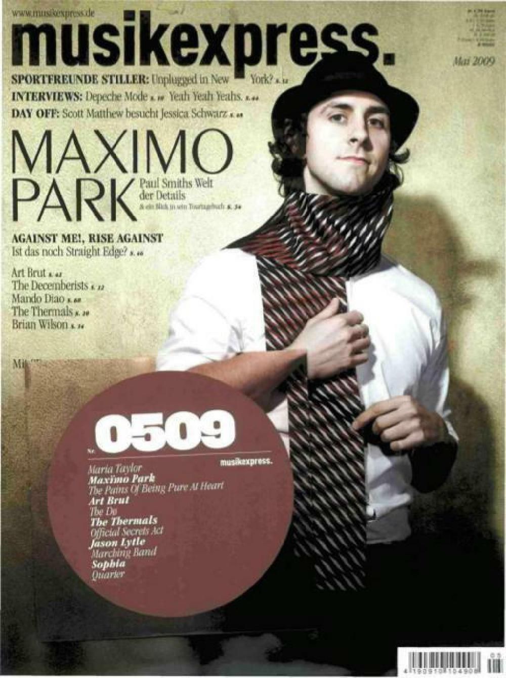 Musikexpress Magazin Deutschland 2009-05 Maximo Park Depeche Mode