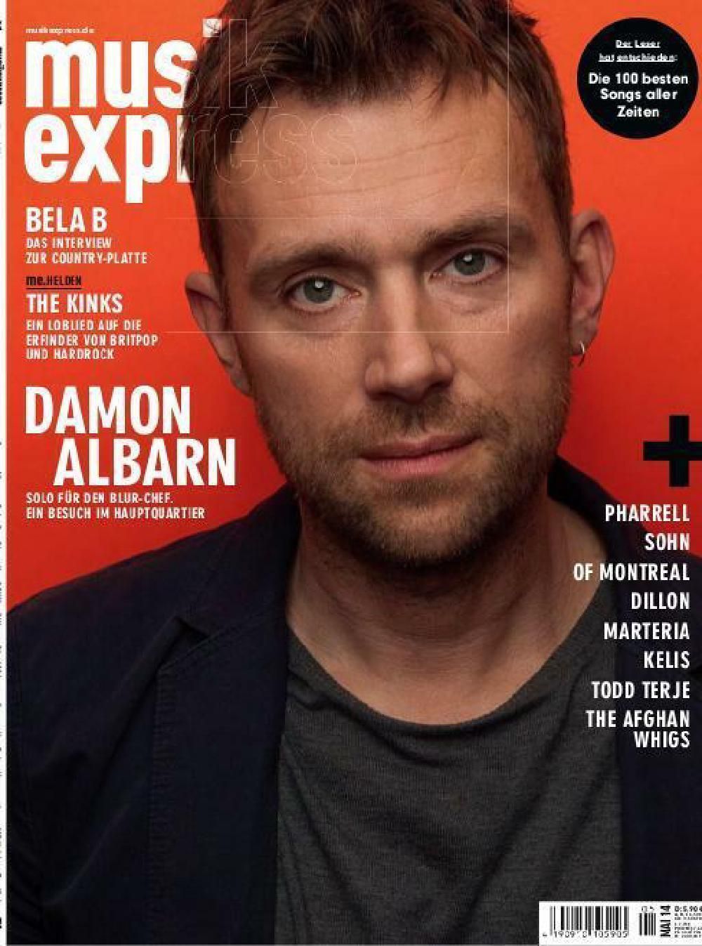 Musikexpress Magazin Deutschland 2014-05 Damon Albarn The Kinks Pharrel Pharrell