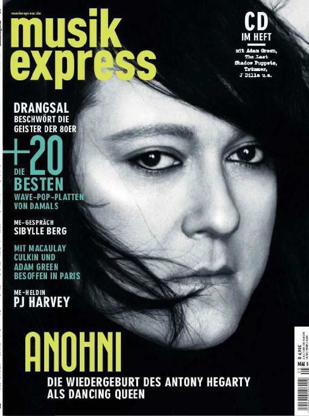 Musikexpress Magazin Deutschland 2016-05 Anohni PJ Harvey Drangsal