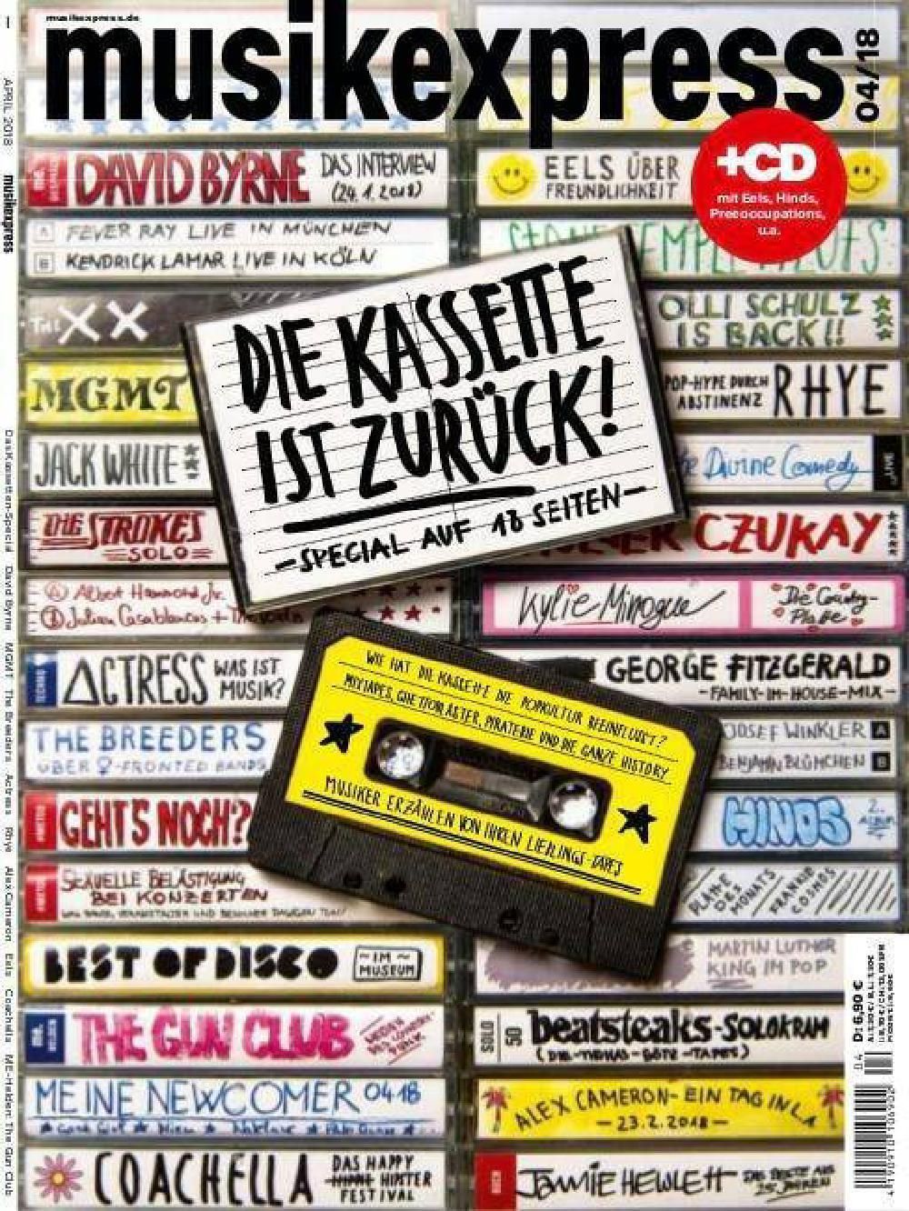 Musikexpress Magazin Deutschland 2018-04 David Byrne The XX MGMT
