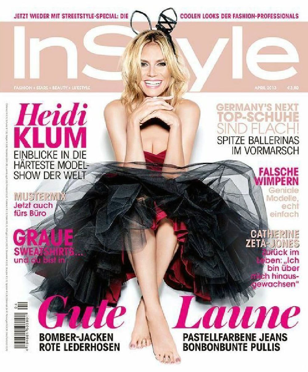 InStyle Magazin Deutschland 2013-04 Heidi Klum