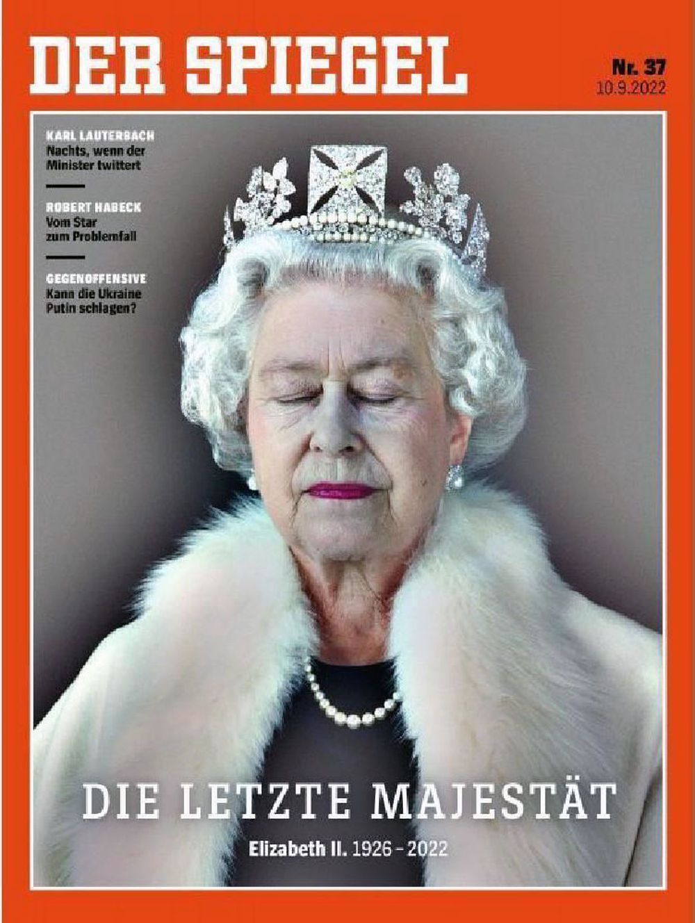 Der Spiegel Magazin Deutschland 2022-37 Queen Elizabeth II