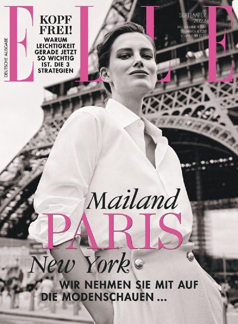 Elle Magazin Deutschland 2022-09 Charlott Cordes