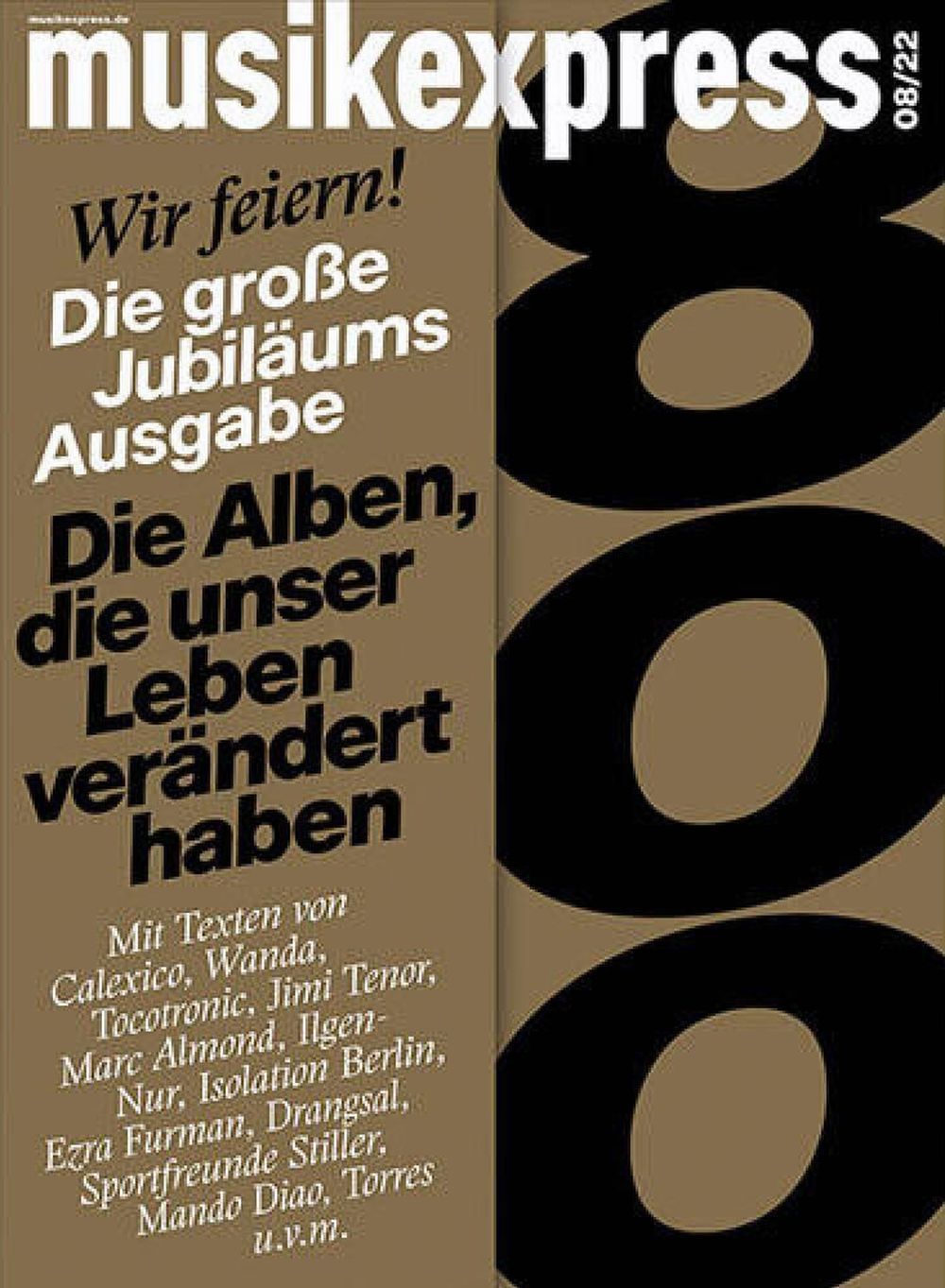 Musikexpress Magazin Deutschland 2022-08 Marc Almond Mando Diao
