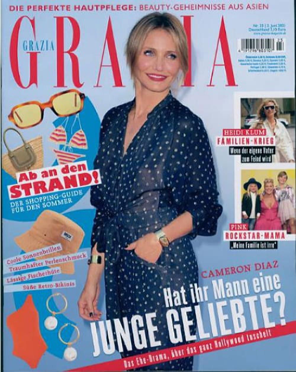 Grazia Magazin Deutschland 2021-23 Cameron Diaz