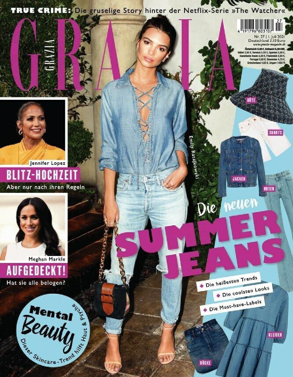 Grazia Magazin Deutschland 2021-27 Emily Ratajkowski