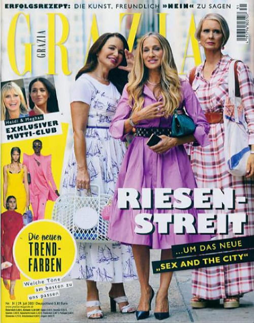 Grazia Magazin Deutschland 2021-31 Sarah Jessica Parker